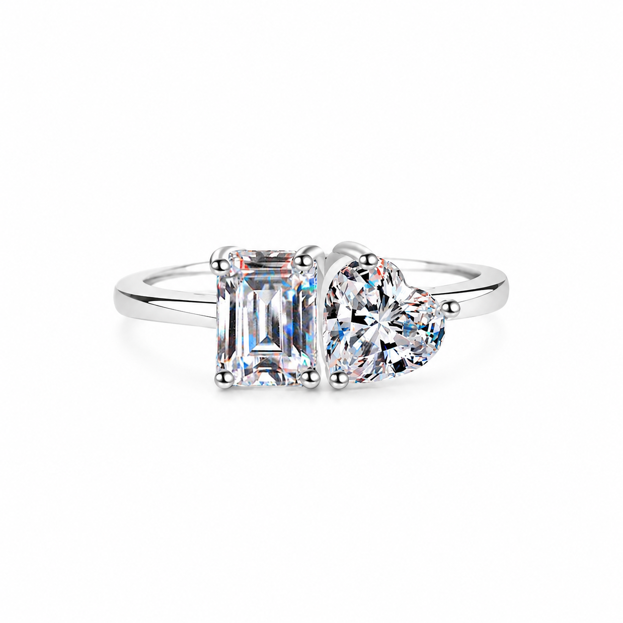 Bague Double Pierre