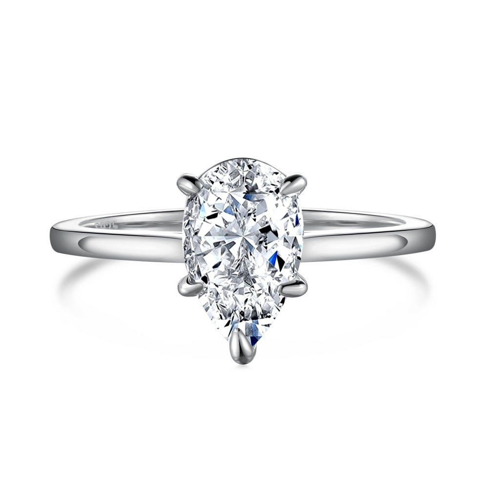 Bague Solitaire Ovale